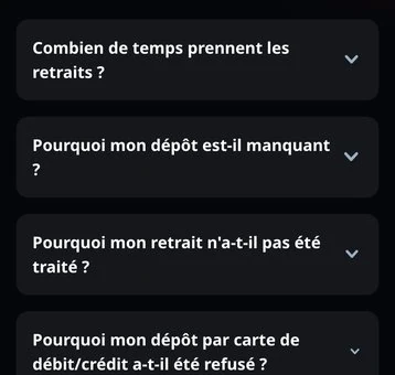 Questions fréquentes sur les retraits et dépôts chez Instant Casino