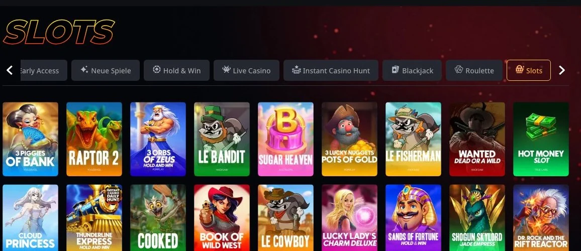 Instant Casino: Spielautomaten
