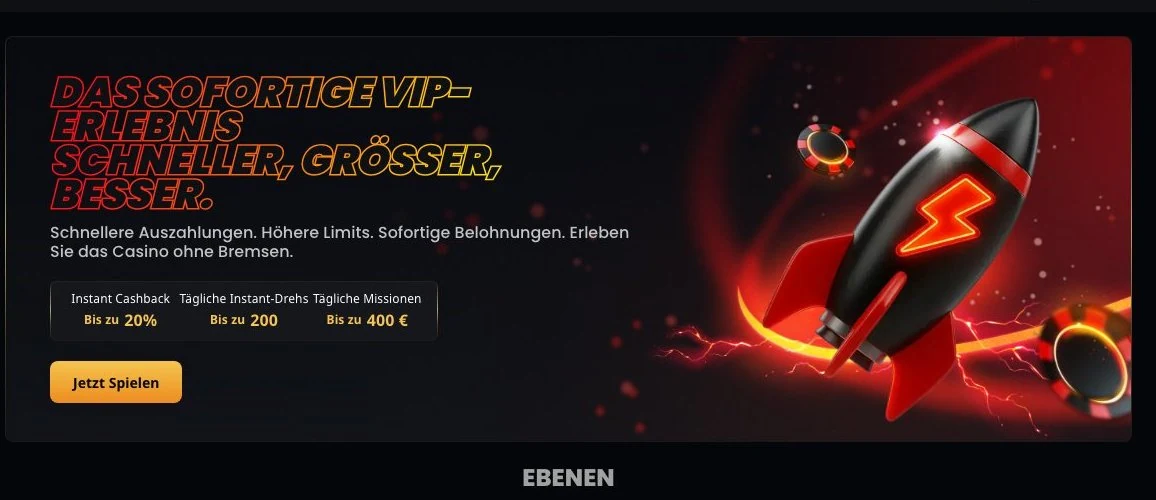 Instant Casino: VIP-Stufen