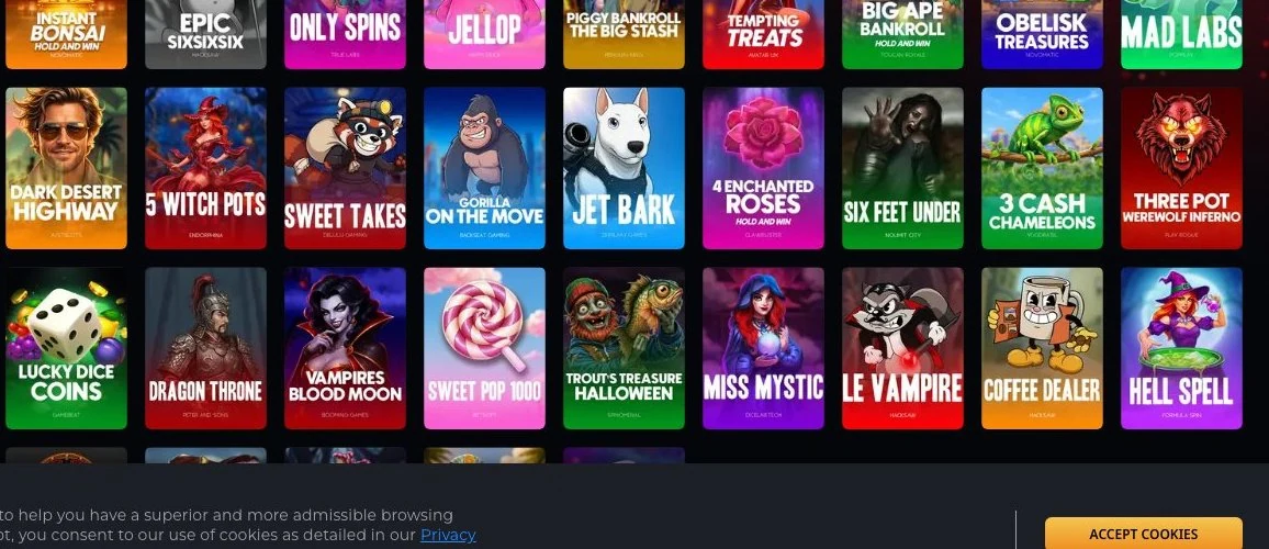 Instant Casino new games